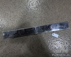 Jack Barclay body plate