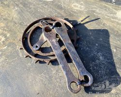 Early Cranks and Chain Ring for De Dion Bouton Type Tricycles or Motorcycles