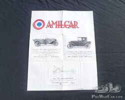 Amilcar CC Sales Brochure Original Item
