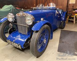 1933 MG J2 Historic Trials car