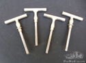 Set of New Old Stock Door Handles for Veteran Automobile