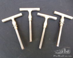 Set of New Old Stock Door Handles for Veteran Automobile