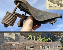 1910s BROOKS B130 Motorcycle Saddle