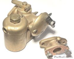 Solex 22 E - bronze bodied barrel throttle carburetor