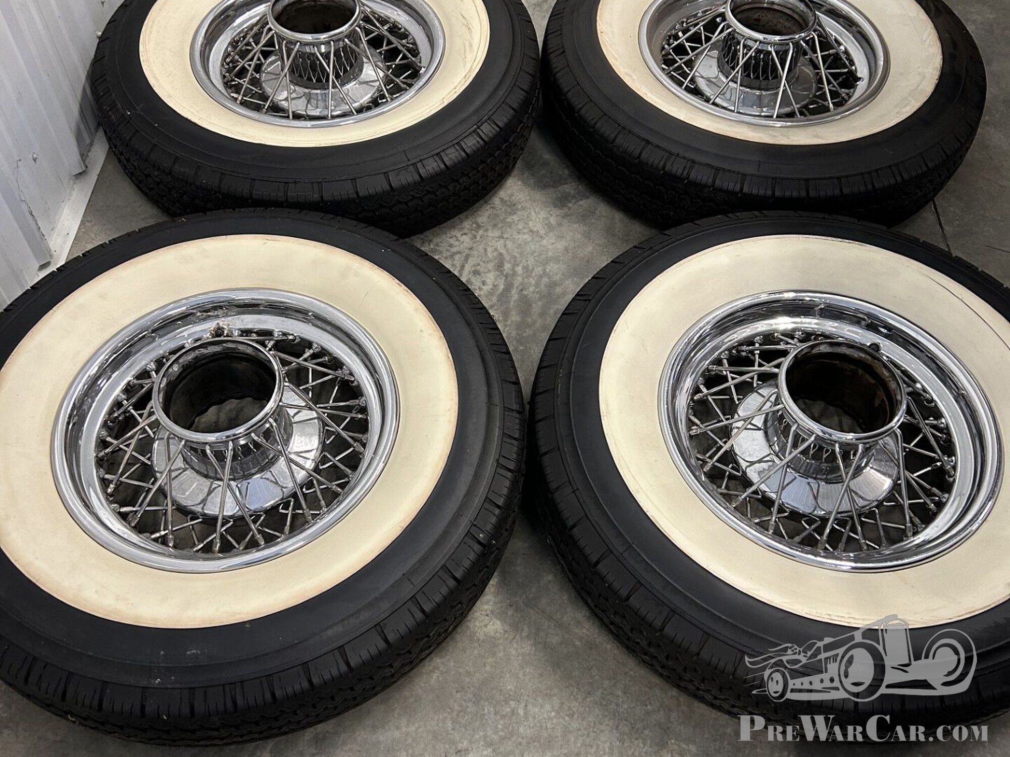 Four 17" Duesenberg J Wheels in Great Condition with Tires