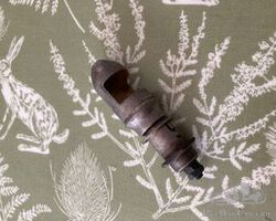 Vintage Nickle Plated Dashboard lamp