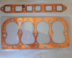 Austin 7. Head and Exhaust Manifold Gasket Set. N.O.S.