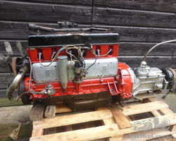 Fiat 2800 Baujahr 1938: Motor mit Getriebe und allen originalen Anbauteilen
