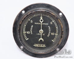 Vintage supercharger gauge