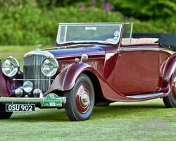 1938 Derby Bentley 4.25 MR Overdrive series Hooper DHC