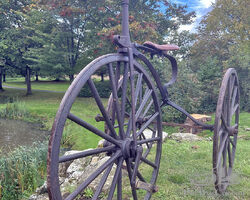 1870 VELOCIPEDE BONESHAKER TRICYCLE