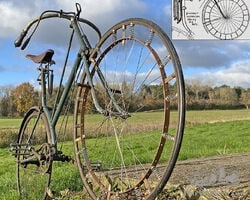 1889 QUADRANT SAFETY WITH SPRING WHEEL & SADDLE