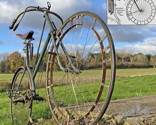 1889 QUADRANT SAFETY WITH SPRING WHEEL & SADDLE