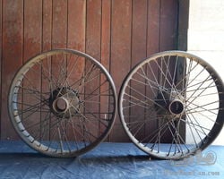 Steel wire wheels, beaded edge rim