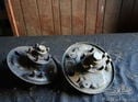 Set of brake plates and wheel hubs BMW 327