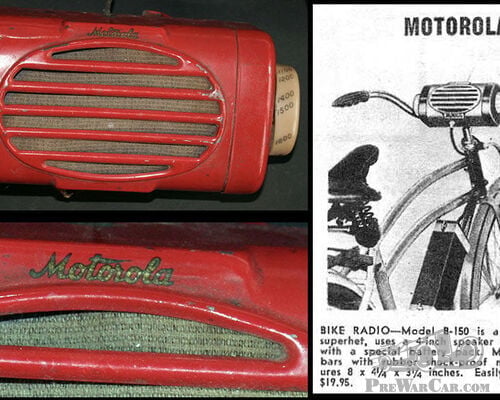 1939 MOTOROLA B150 BICYCLE RADIO
