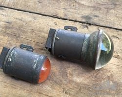 c.1920's Set of Electric Lamps for a Bicycle
