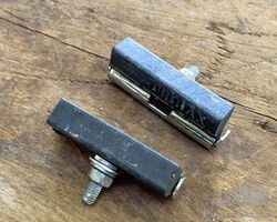 Vintage English Bicycle 45mm Rod Brake Blocks