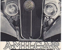 Amilcar ses modeles aerodynamiques