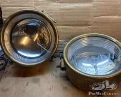 Large set German headlamps