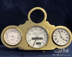 S Smith & Sons Carriage Speedometer & Gauges Brass Edwardian Horseless Veteran A