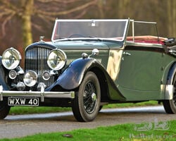 1939 Derby Bentley Overdrive MX series Drophead Coupe by Vanden Plas.