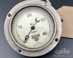 Vintage Smiths Oil Pressure Gauge