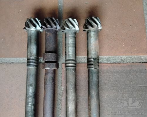 Austin Seven pinion shafts . Period 1930-32