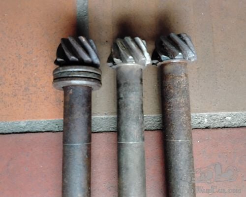 Austin Seven pinion shafts , period 1920s