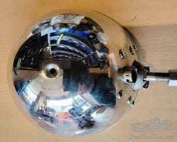 One Ford headlight with Hella glass, new old stock