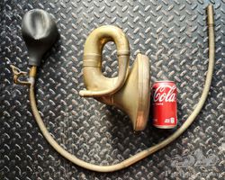 LARGE 3/4 Rubes Brass Bulb Horn Assembly