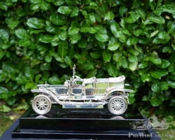Silver model of Rolls-Royce Silver Ghost Roi-des-Belges - AX201