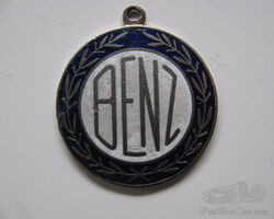 SOLD 1 BENZ antique key chain, key hanger, Schlusselanhänger, porte clé