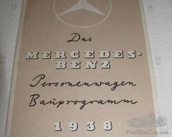 SOLD 201 Mercedes Benz brochure 1938