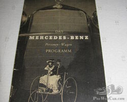 SOLD 202 Mercedes Benz brochure 1936