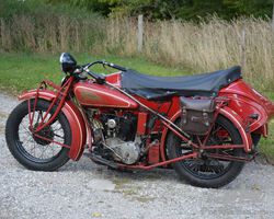Indian 1931 -  1200 cc with sidecar