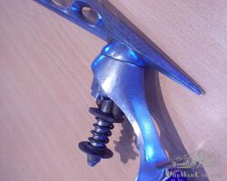Mid 1930s French Matford V8 hood ornament badge and latch.
