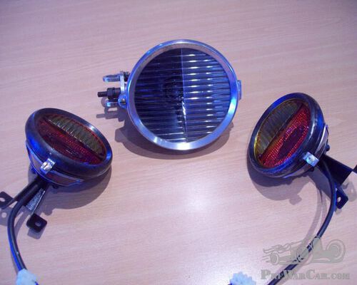 Cyclecar CIBIE TP86 & Cibie taillights Amilcar Salmson etc etc. Ready to use. Maybe even on a sidecar.