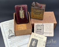Muhlex Wall Lighter and Junior Shell tin