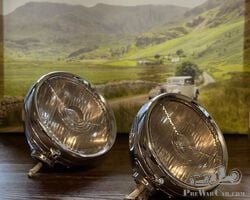 Pair of Lucas QK596 headlights