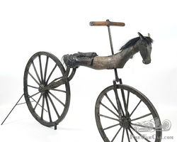 Exceptional zoomorphic draisienne with horse head | Carrère & Laborie | Sale on December 4, 2025