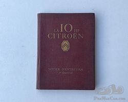 Citroen 10HP user's manual