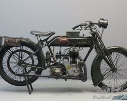 1918 Sunbeam 4 pk Frans militair model