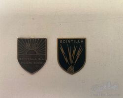 Scintilla logo shield for horn