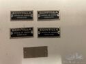 Scintilla fuse box and regulator name tag