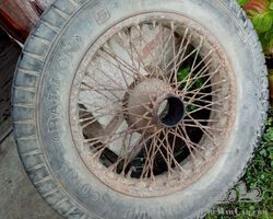 wire wheel, rudge hub 70mm int