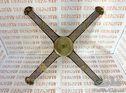Steel 4-spoked steering wheel