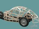 Wooden body Bugatti T 57 SC Atlantic