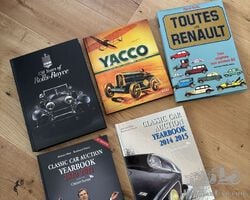 Variation of historic motoring books