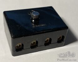 4 way fuse box bakelite